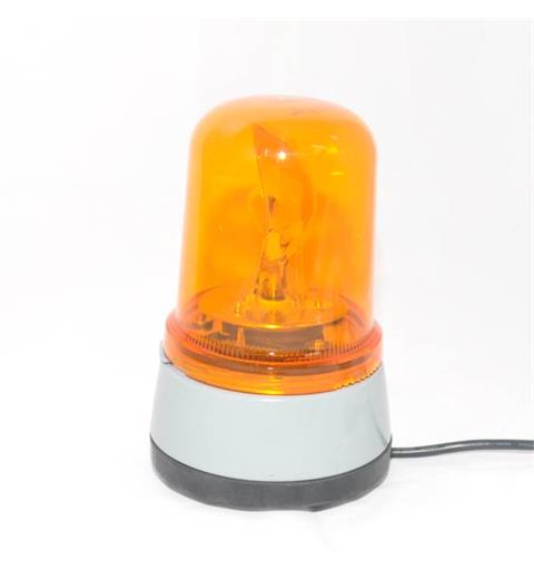 Rotating Beacon EHS 230vAC 2:AMBER 40w Bulb BA15d IP54 v=+/-10%